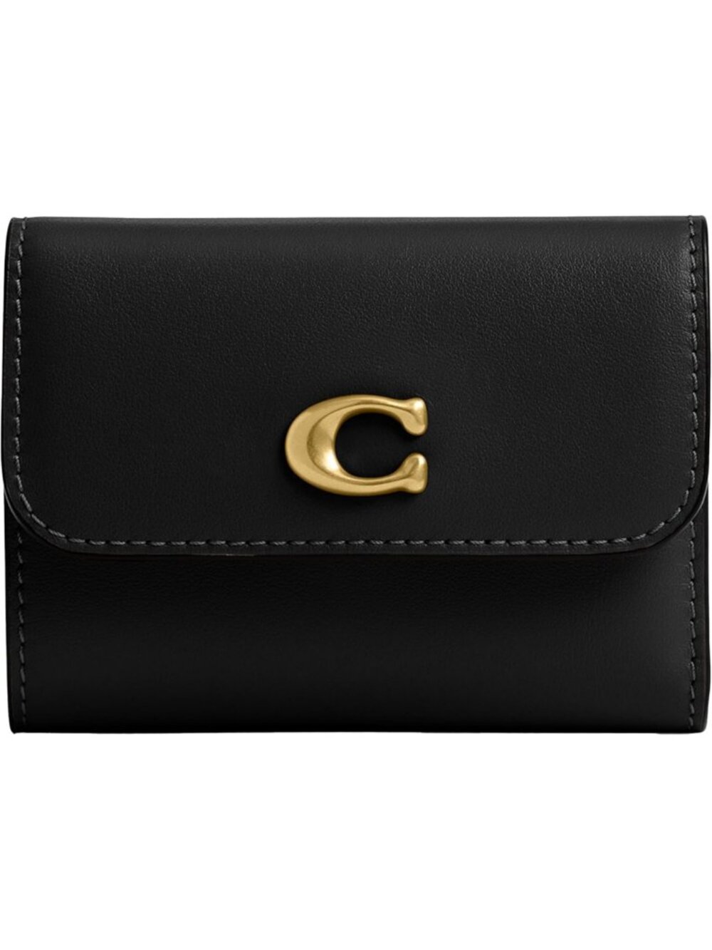 Essential Black Card Holder Wallet for Women - Compact & Stylish, One Size